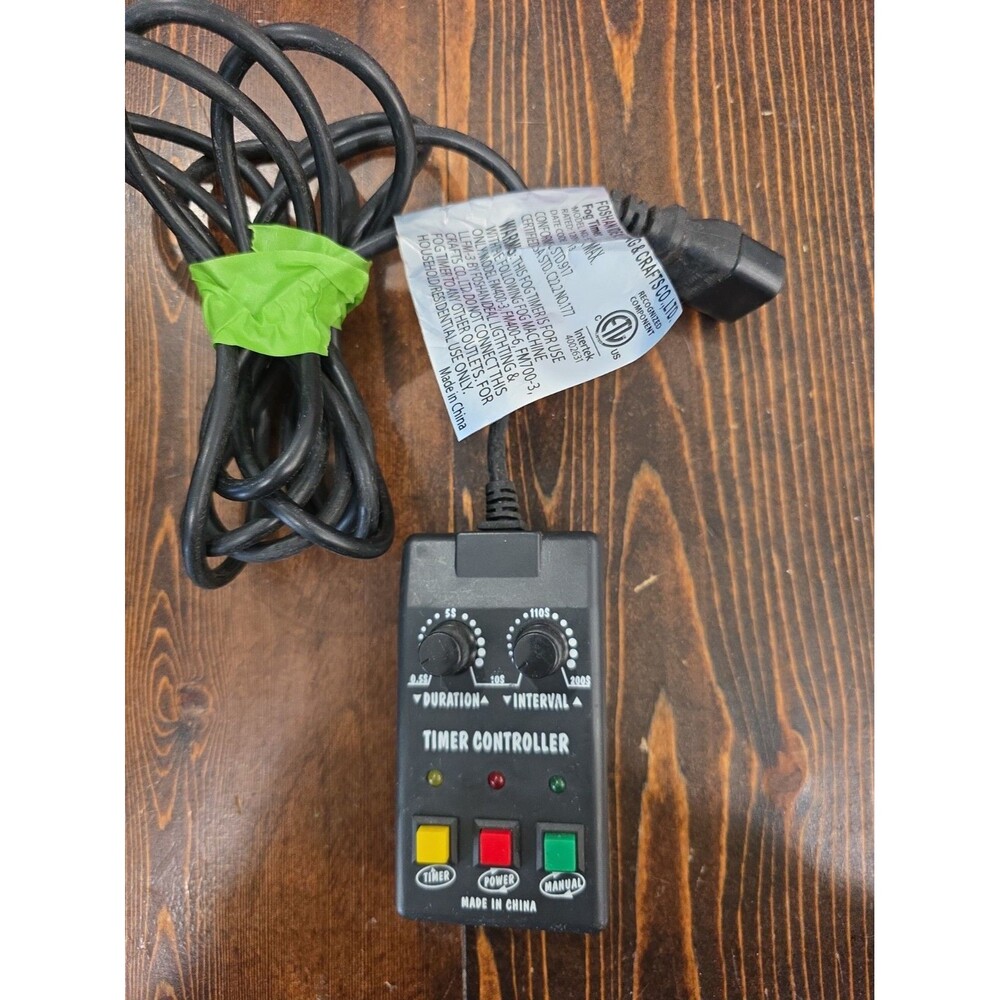 Wired Fog Machine Controller